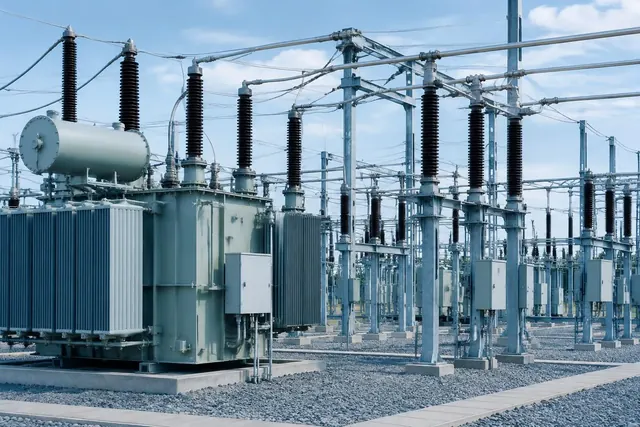 Illustrative utility delivery equipment and electrical substation